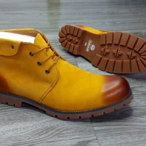 Boots Homme - Style Timberland - Coloris Miel & Marron